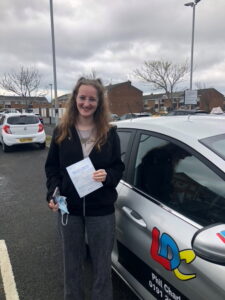 Kirsty M, Tynemouth Driving Lesson Pass